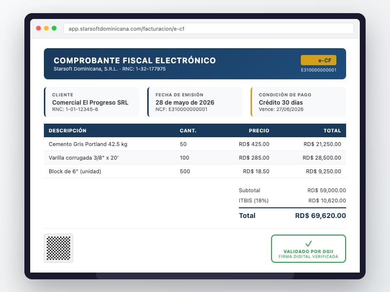Sistema de facturación electrónica Star Soft - e-CF DGII